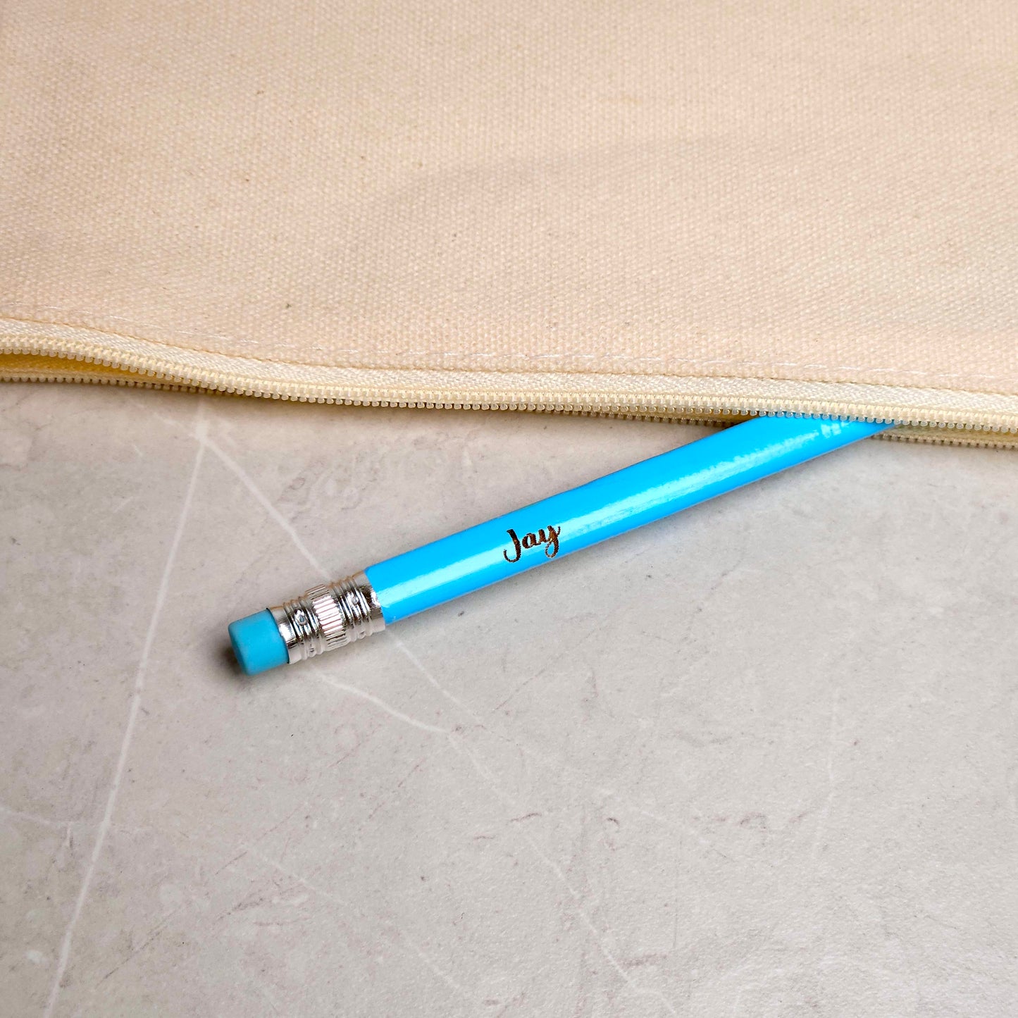 Personalized Name Pencils – Custom Engraved, Triangular Grip, Vibrant Colors