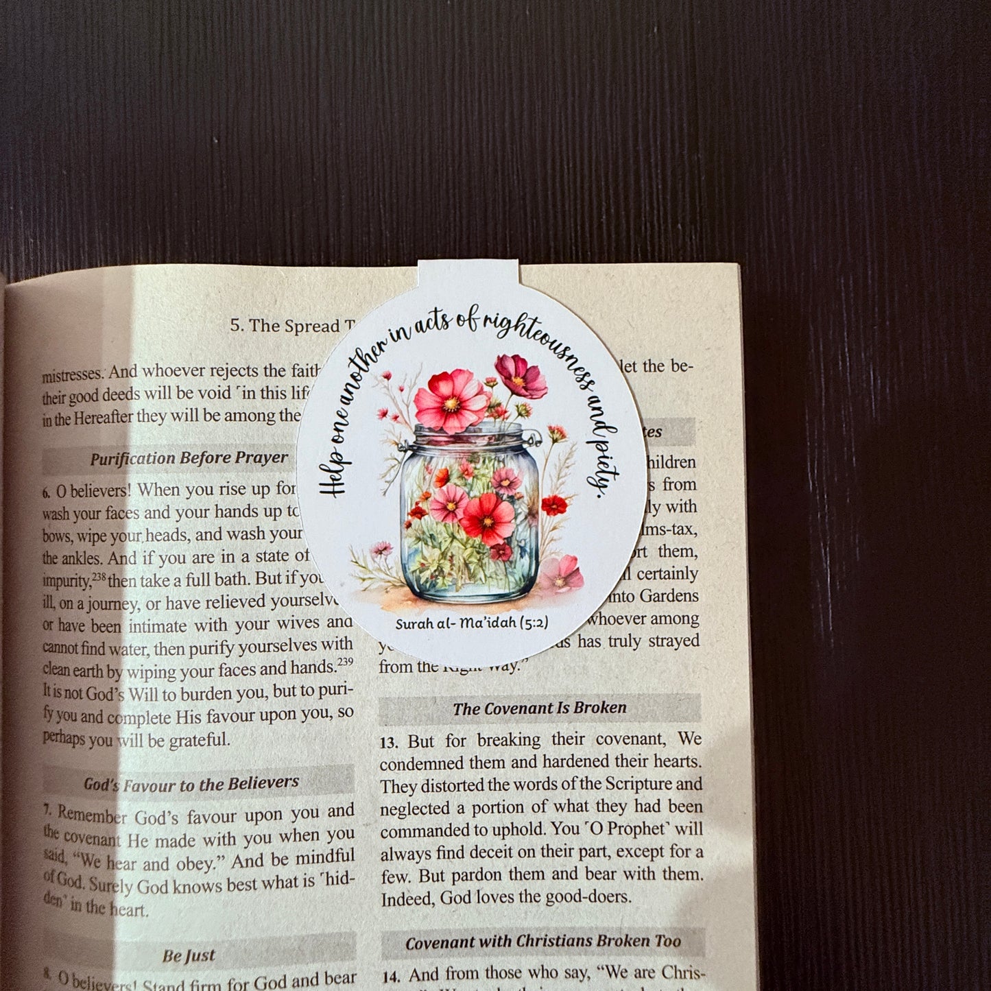 Verses from Quran- Magnetic Bookmark 01