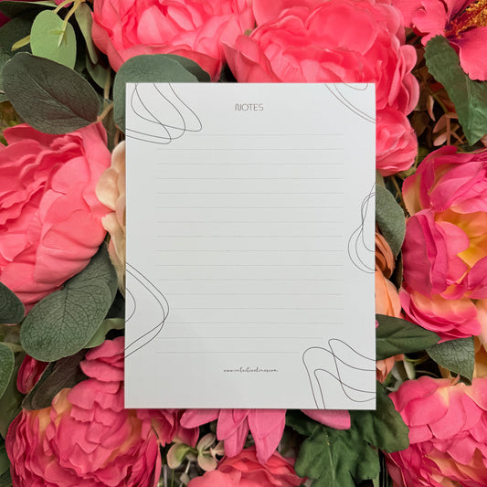 Minimalist Notepad- Desk accessory