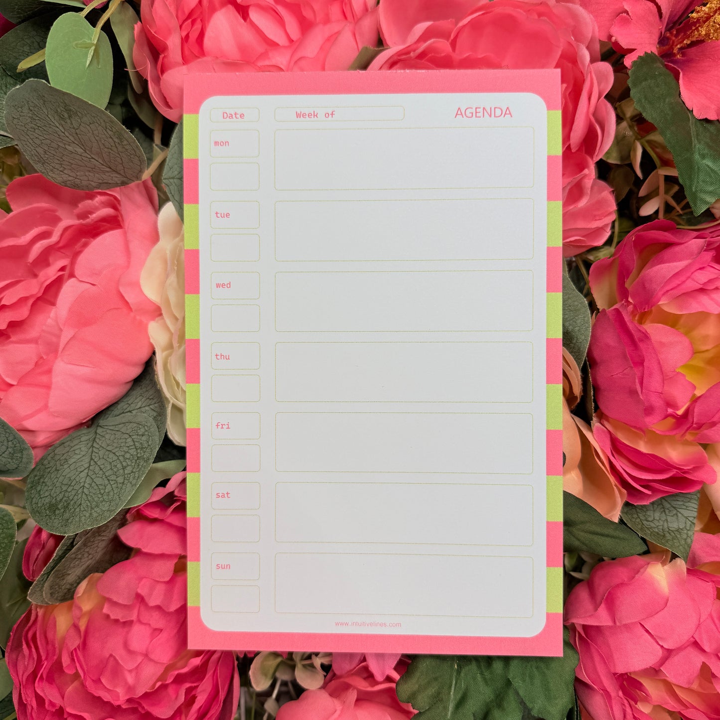 Weekly Agenda Notepad- Desk Pad