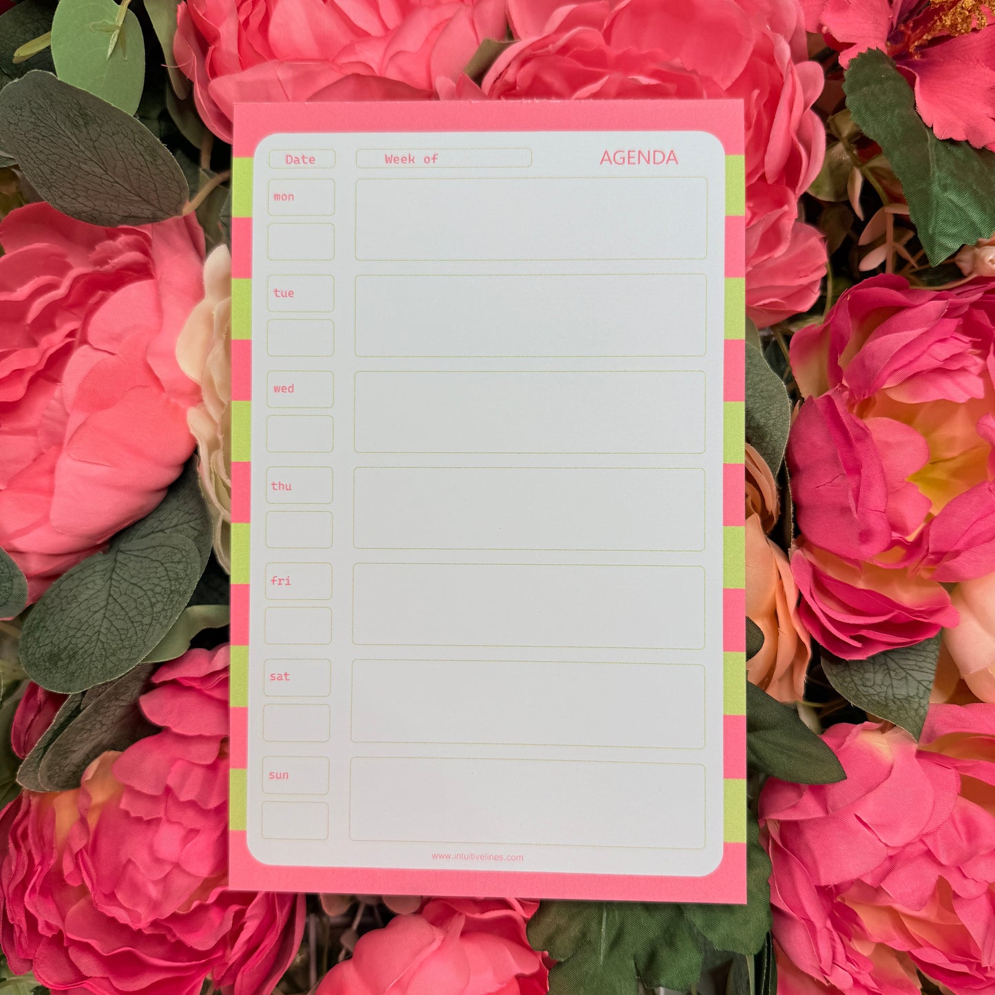 Weekly Agenda Notepad- Desk Pad