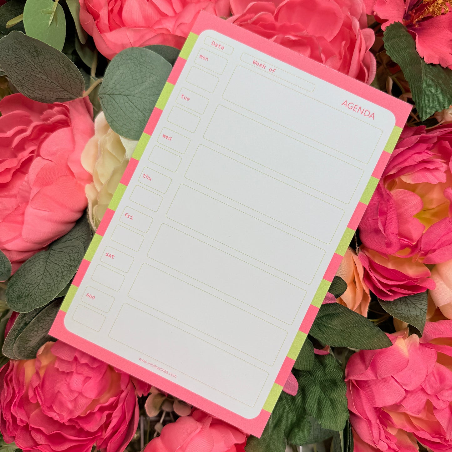 Weekly Agenda Notepad- Desk Pad