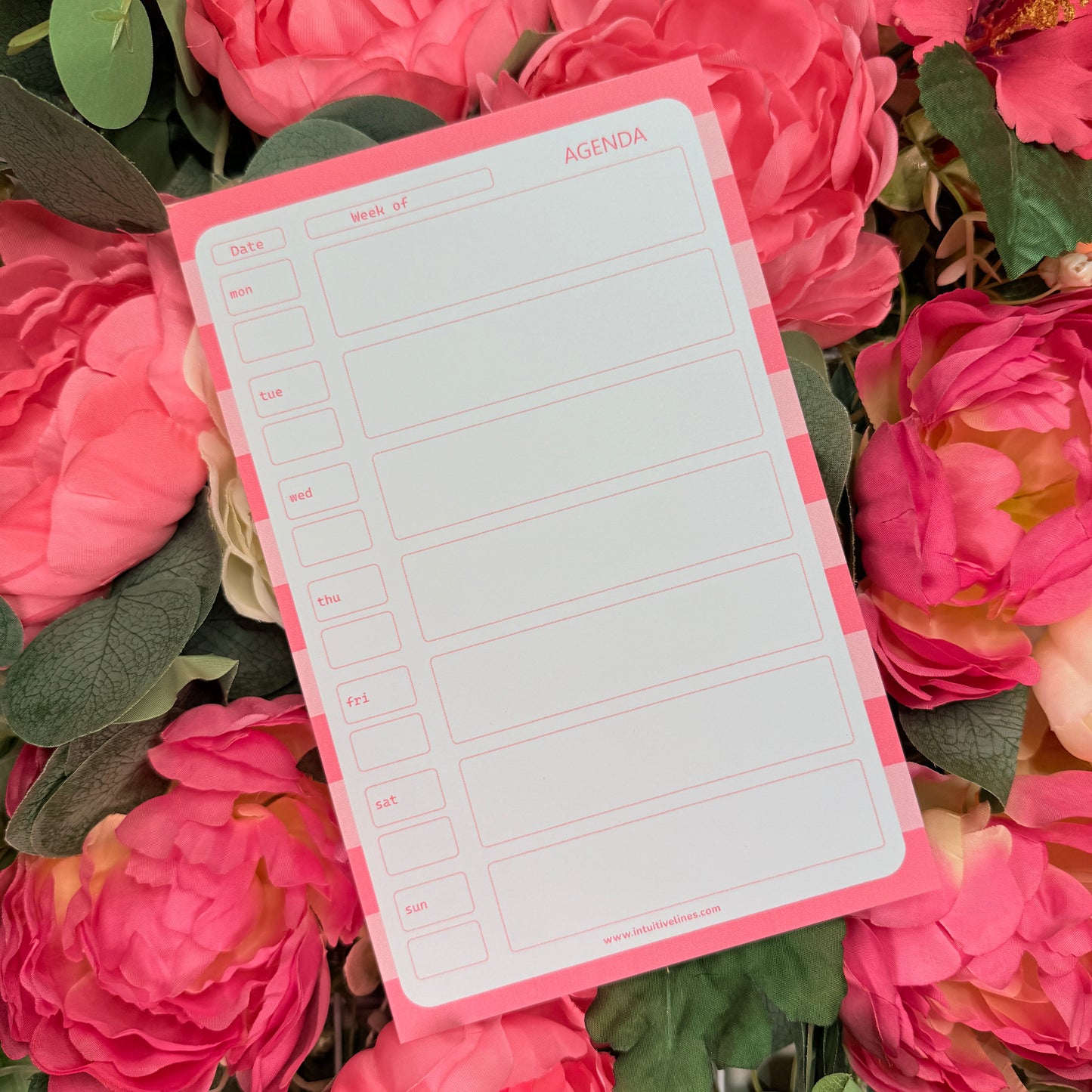 Weekly Agenda Notepad- Desk Pad
