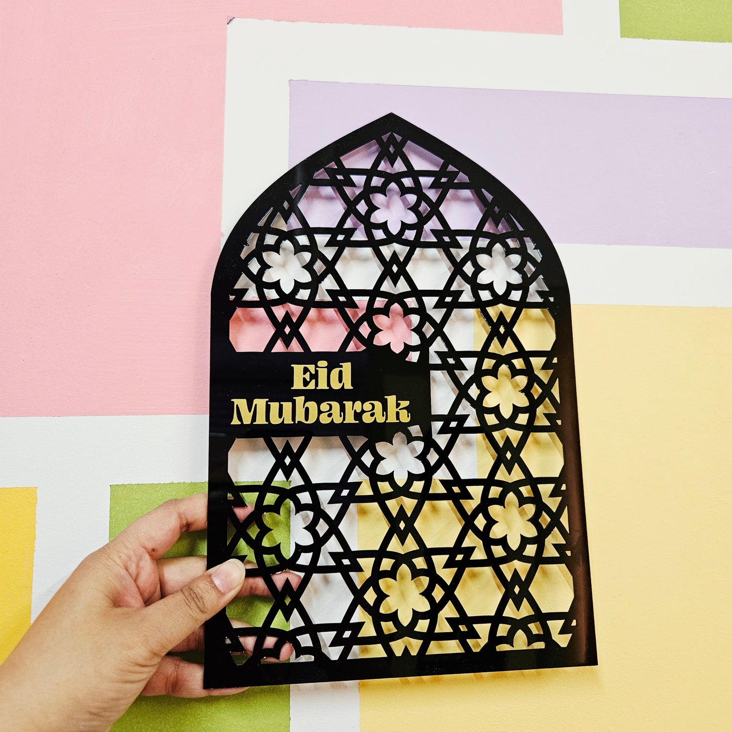 Arch Sign- Ramadan and Eid Mubarak