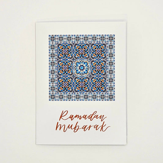 Mosaic Pattern Ramadan Greeting Card
