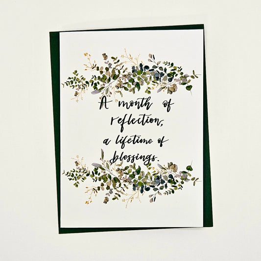 A month of reflection- Ramadan Greeting Card