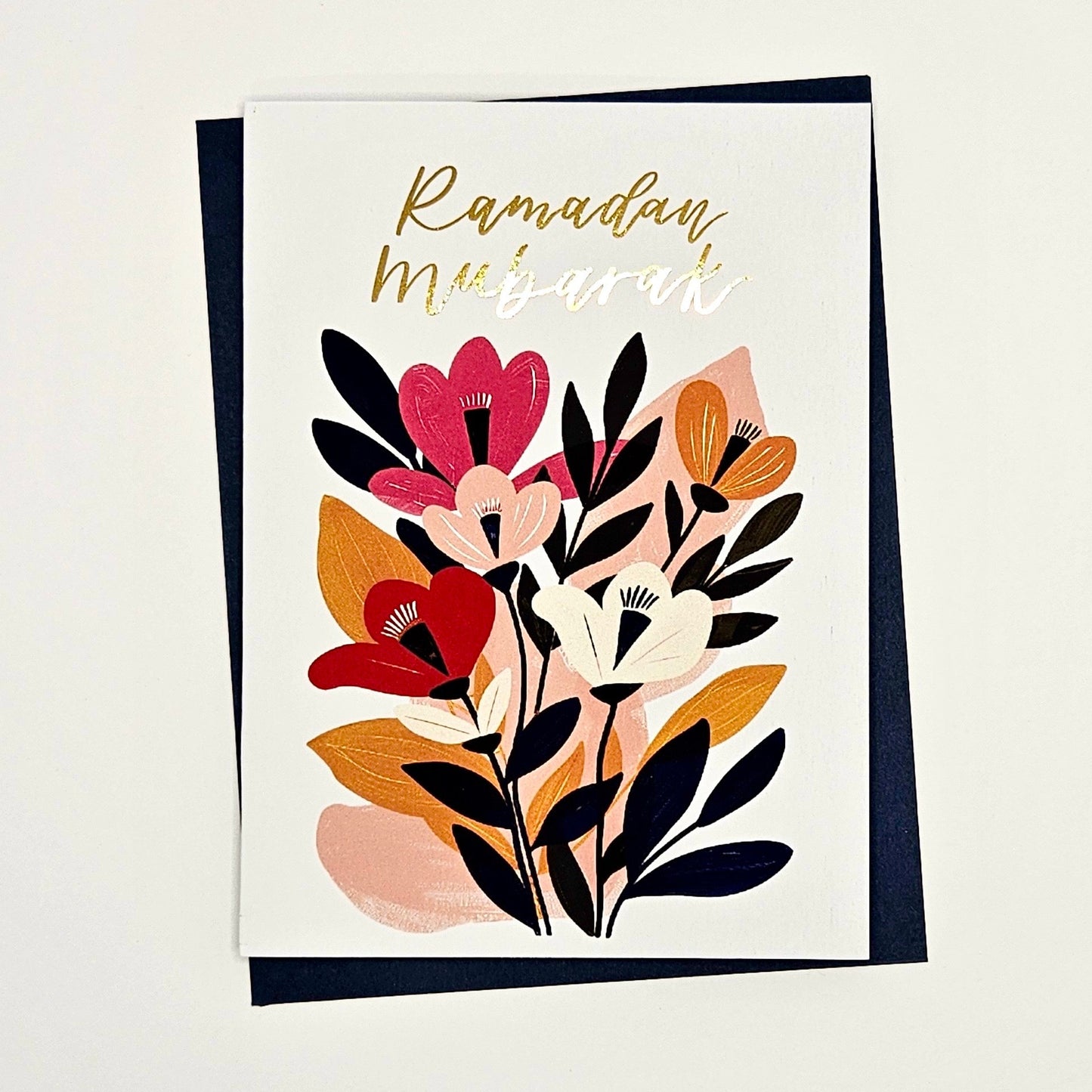 Ramadan Mubarak Greeting Card- Gold Foil