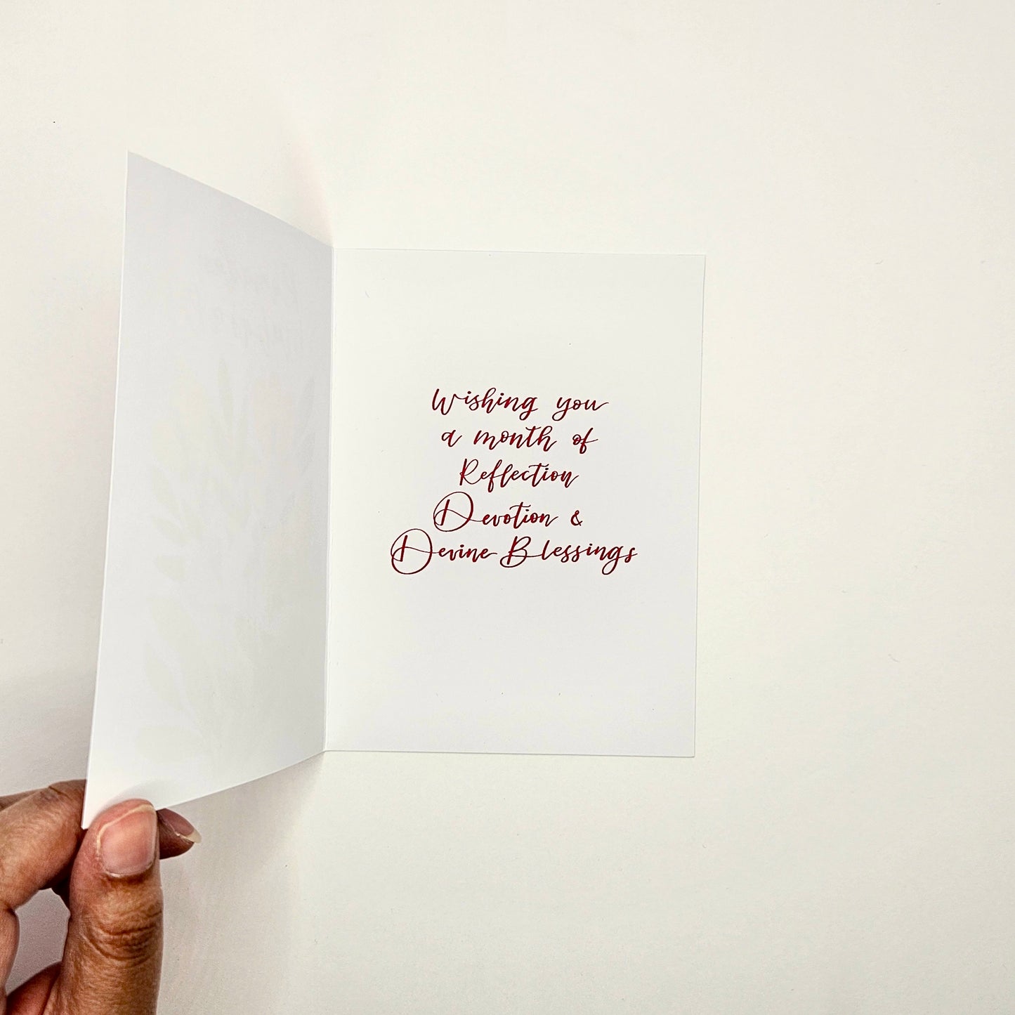 Ramadan Mubarak Greeting Card- Gold Foil